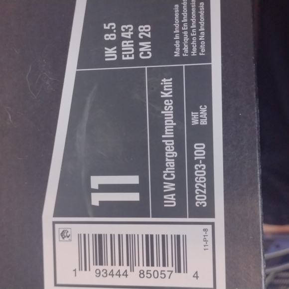 Under ARMOUR NWT Charged Impulse Knit Shoes Size 11 - Picture 5 of 6